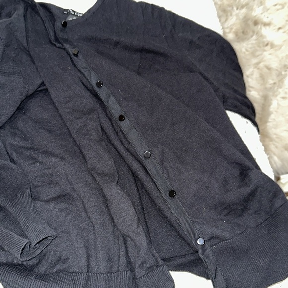 Nue Options Black knit Cardigan Sweater size XLarge - Picture 2 of 5